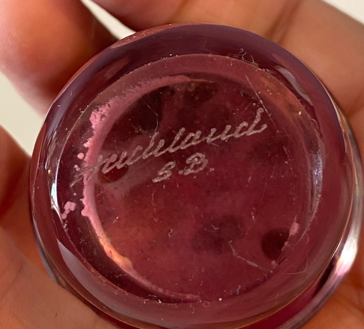 Severin Brørby, sopp i glass, 5,5 cm