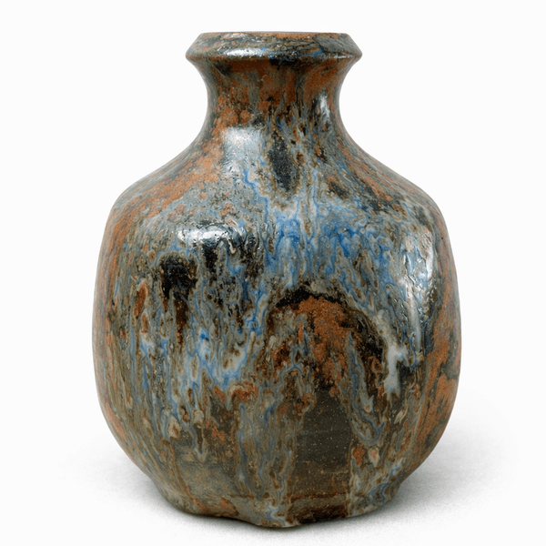 Hovedbilde Erik Pløen, vase med renneglassur