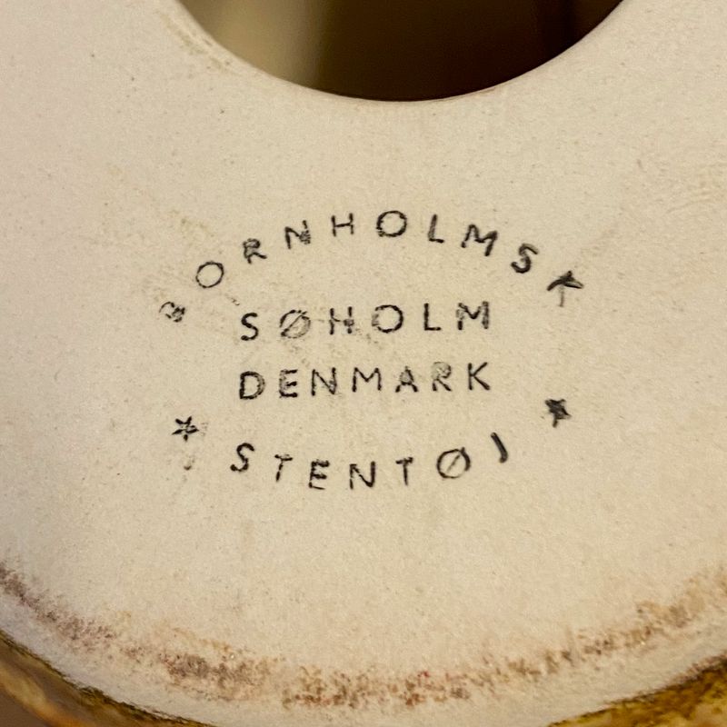 Søholm, bordlampe i keramikk