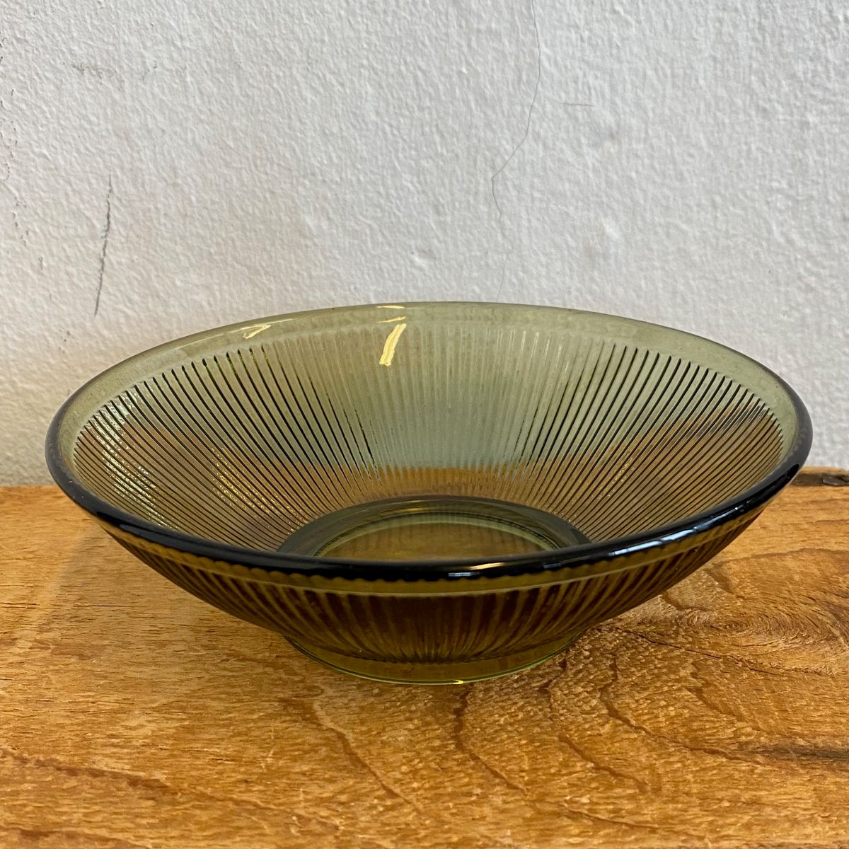 Siri, olivengrønn, dyp tallerken, 14 cm