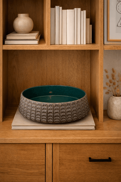 Hovedbilde Grå og turkis bolle