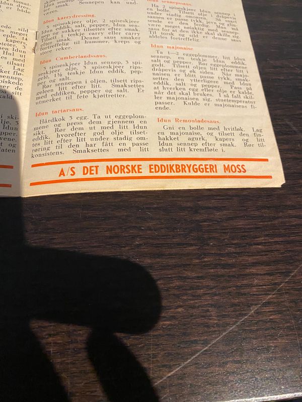 Mesterkokkens råd og vink – nostalgisk oppskriftshefte fra Idun