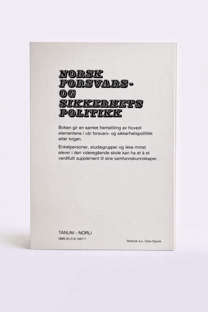 Norsk forsvars- og sikkerhetspolitikk