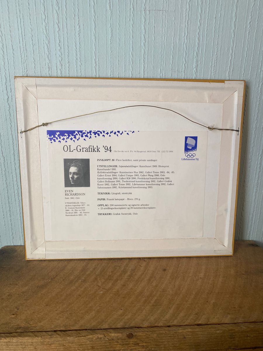 Even Richardson, litografi