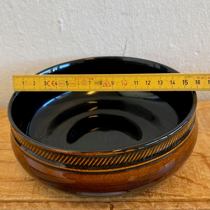 Rosenthal, svart og brun bolle